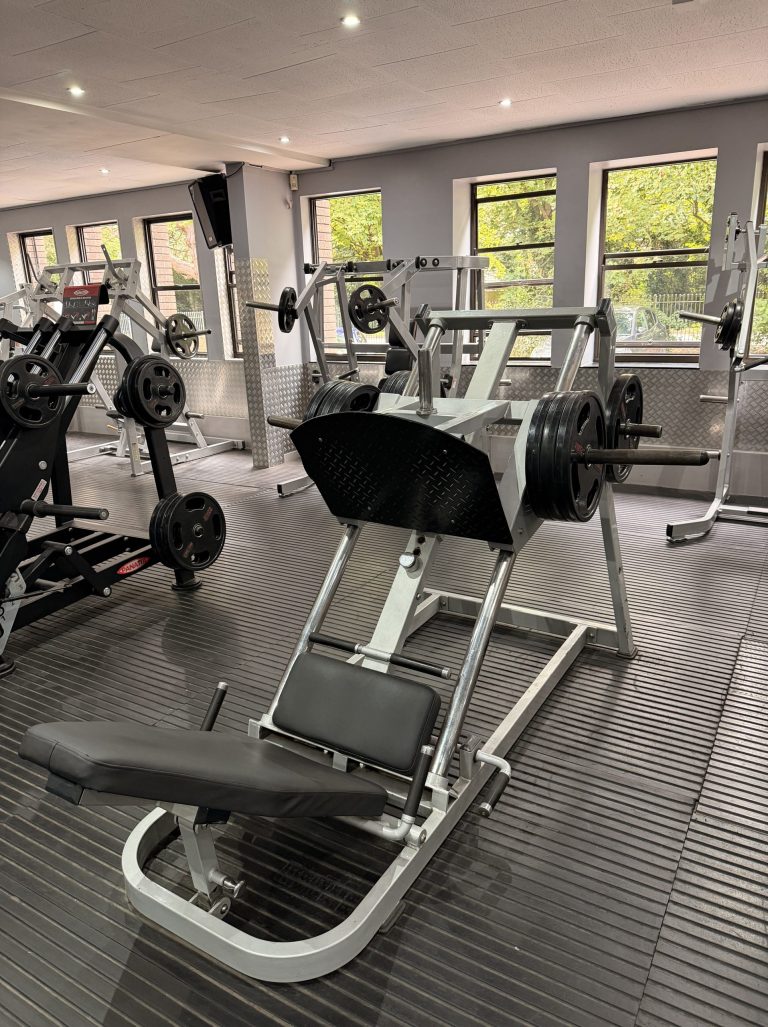 Sled leg press